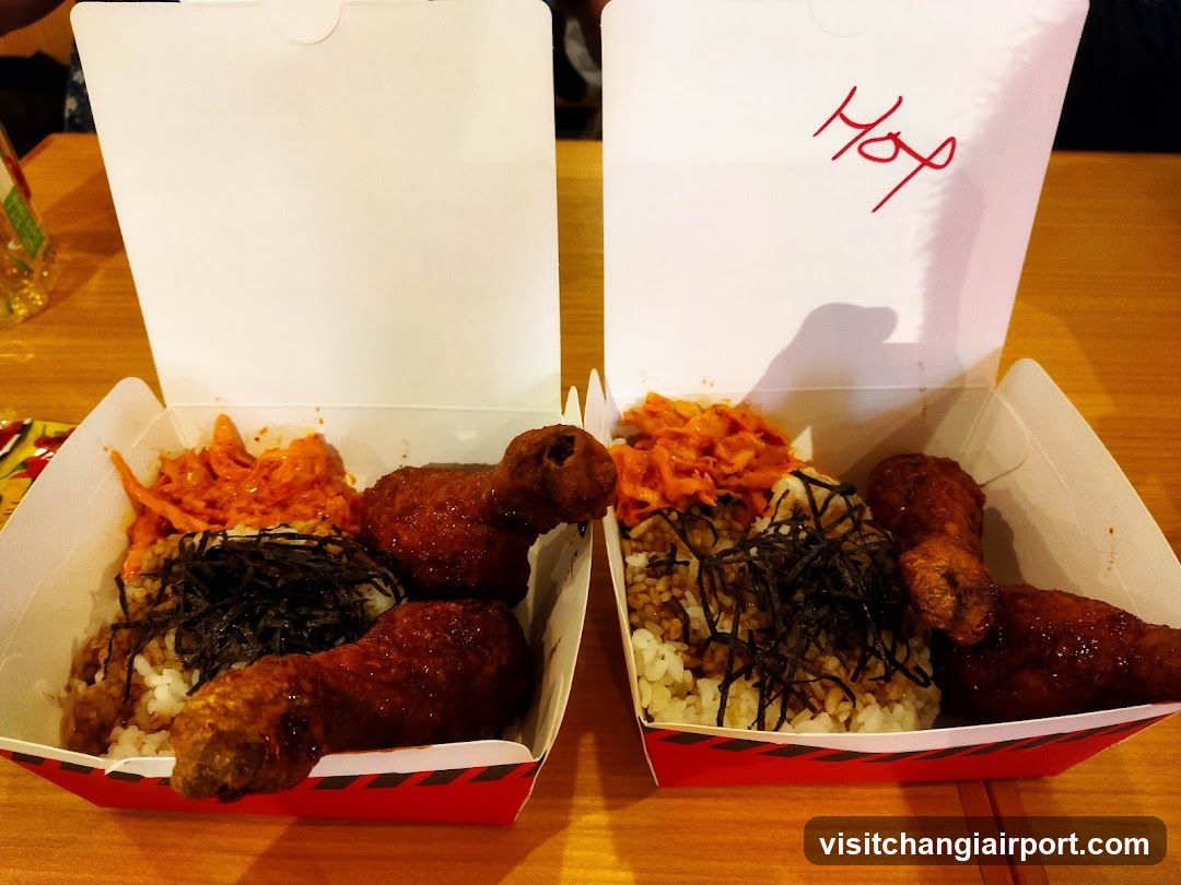 Korean Fried Chicken Rice Bowls