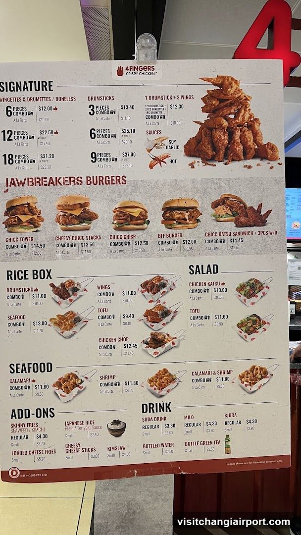 Fingers Crispy Chicken Menu