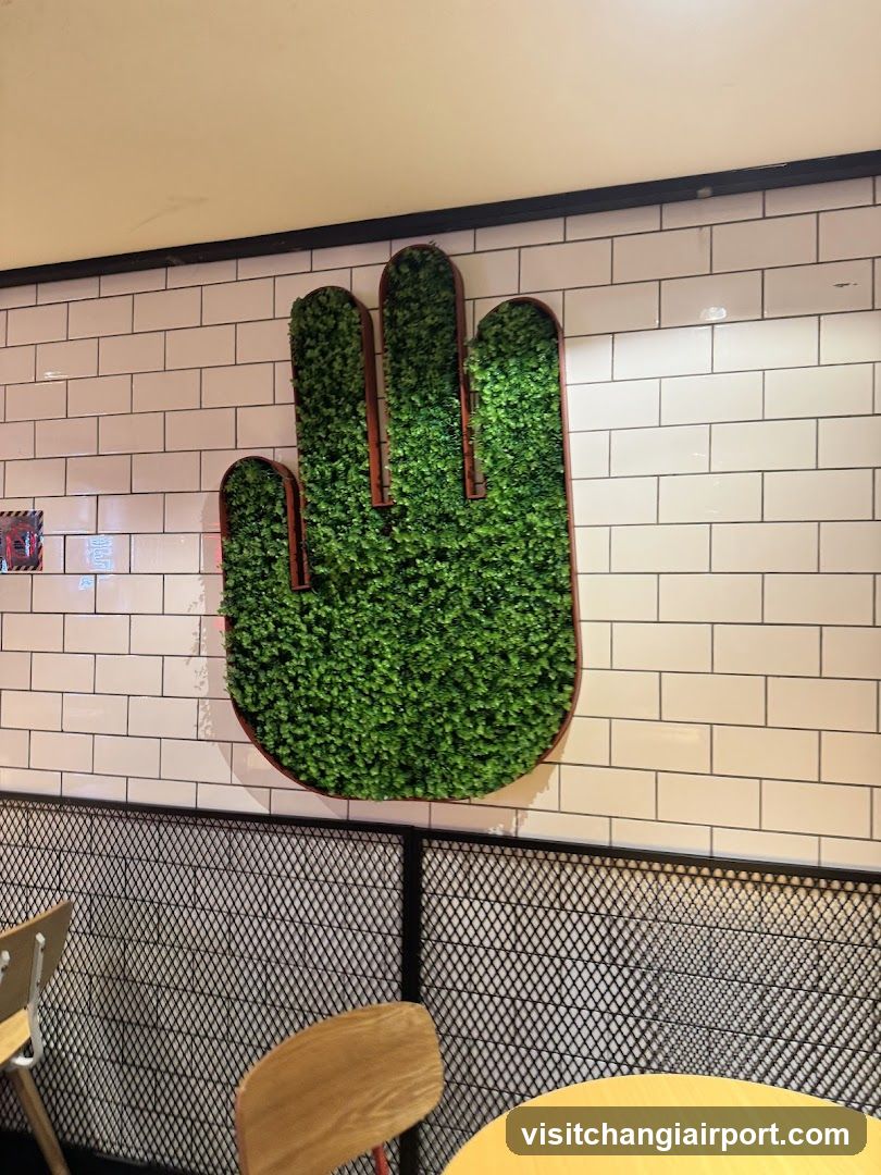 Green Hand Wall Art