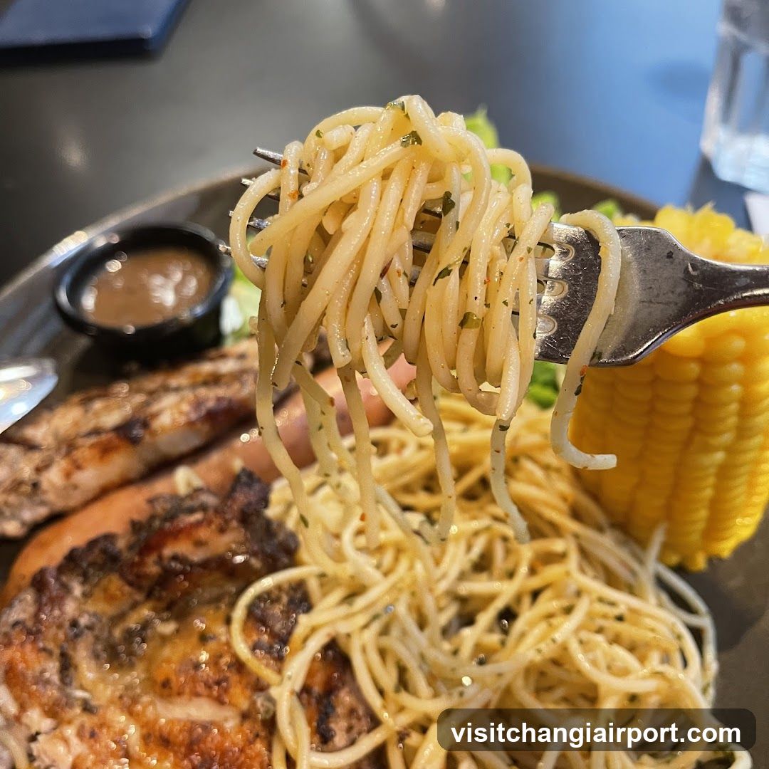 Spaghetti and Chicken Plate