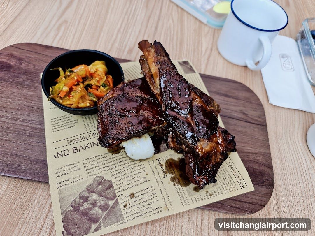 Baked Ribs with Side Dish