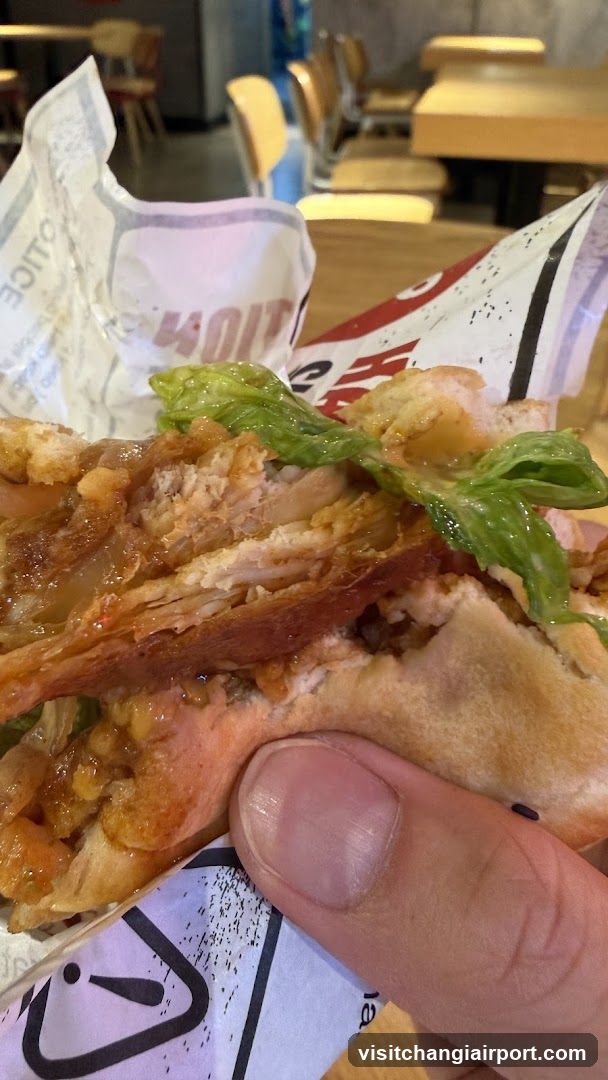 Sandwich with Chicken and Lettuce