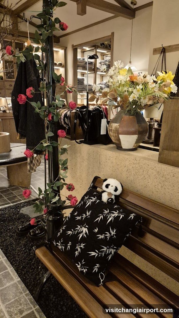 Interior Shop Scene with Decorative Elements
