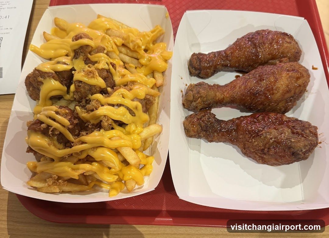Fried Chicken and Fries Meal