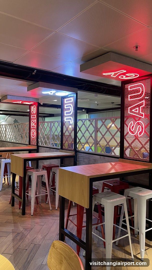 Interior of a modern bar or restaurant