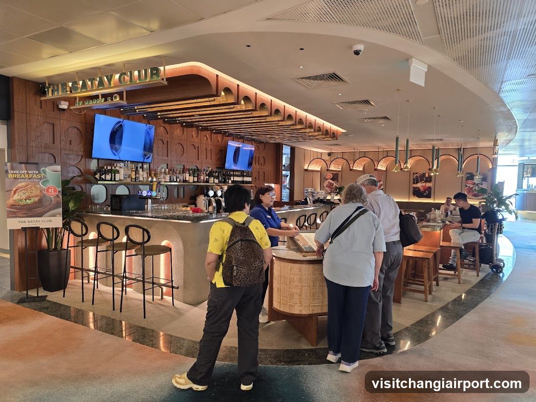 The Satay Club Interior