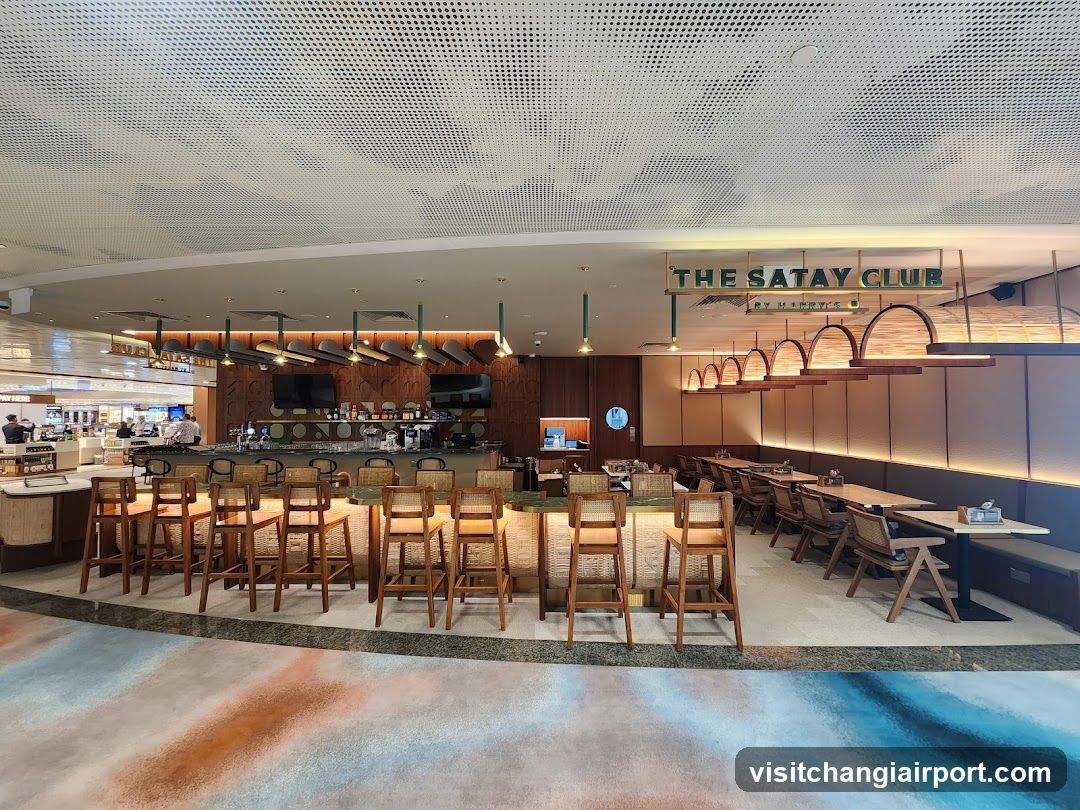 The Satay Club Interior