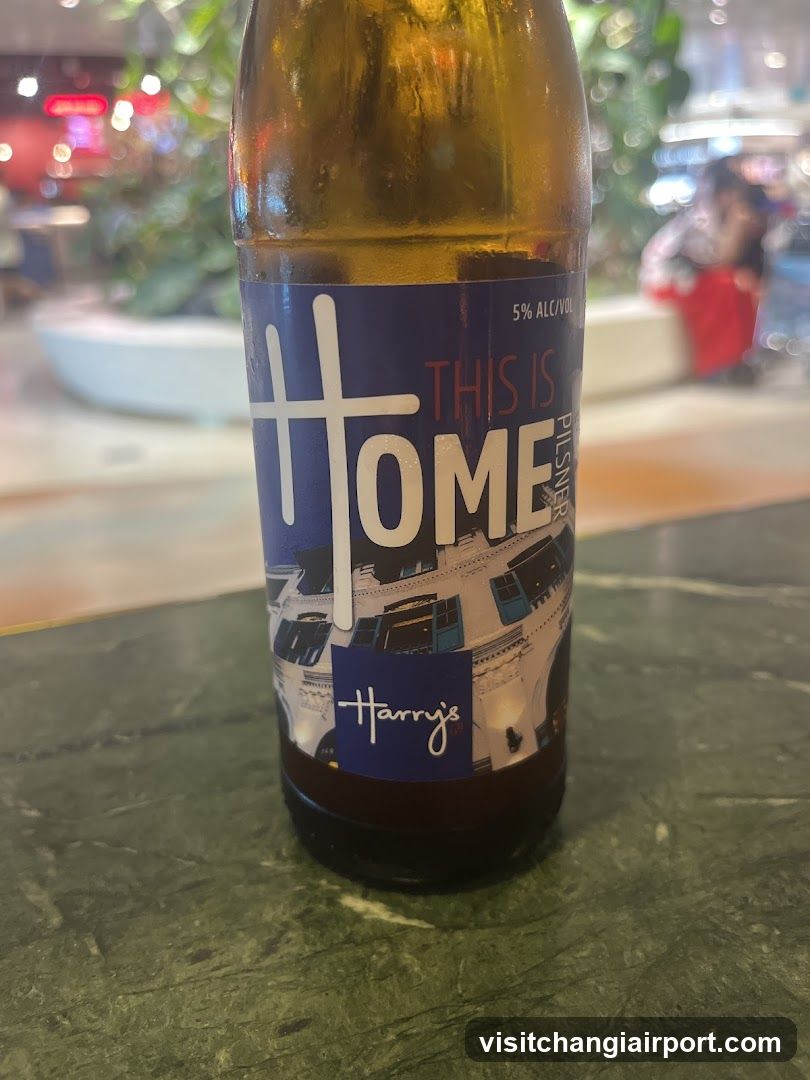 Beer Bottle on Table