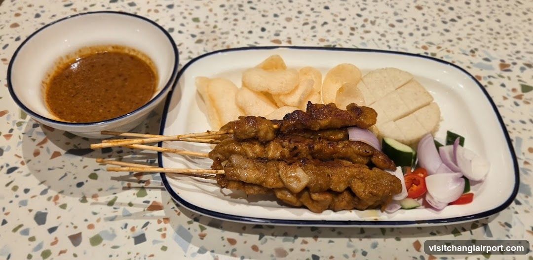 Satay Skewers with Side Dishes