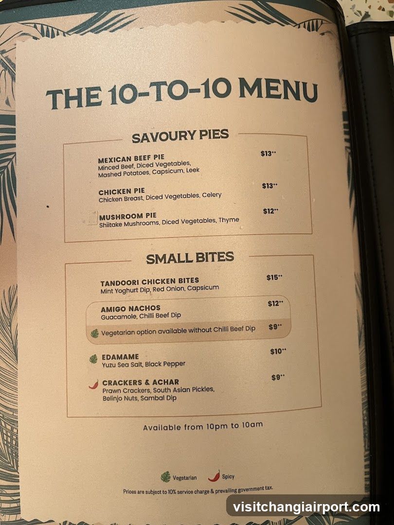 The 10-to-10 Menu