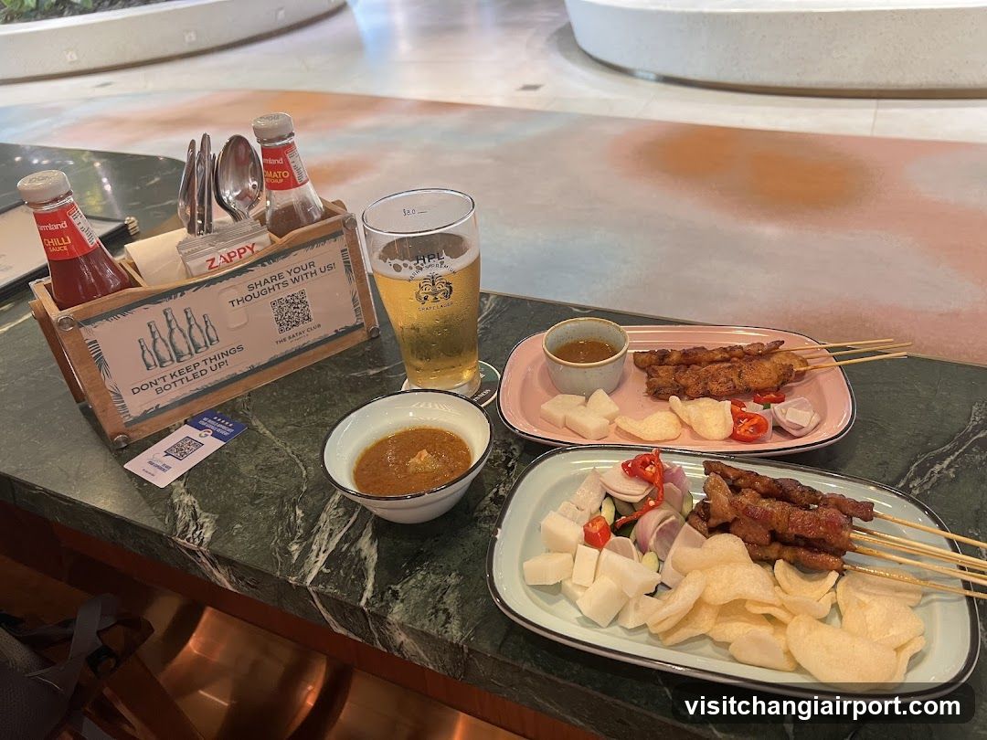 Food and Drink Spread on a Table