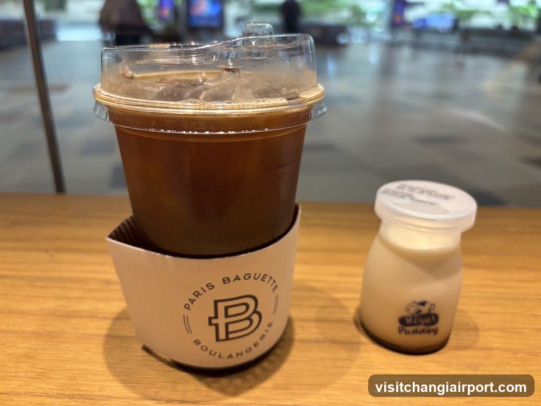 Paris Baguette Coffee and Pudding