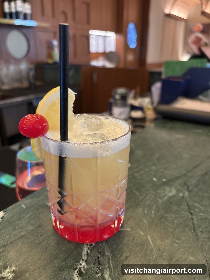 Cocktail at the bar