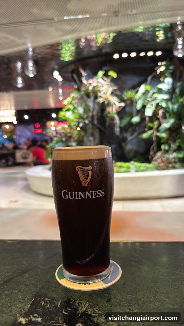 Guinness Pint in Indoor Setting