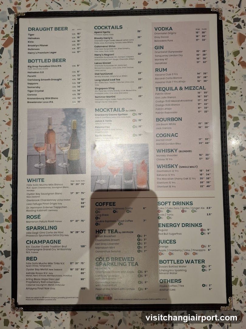 Bar Menu Board