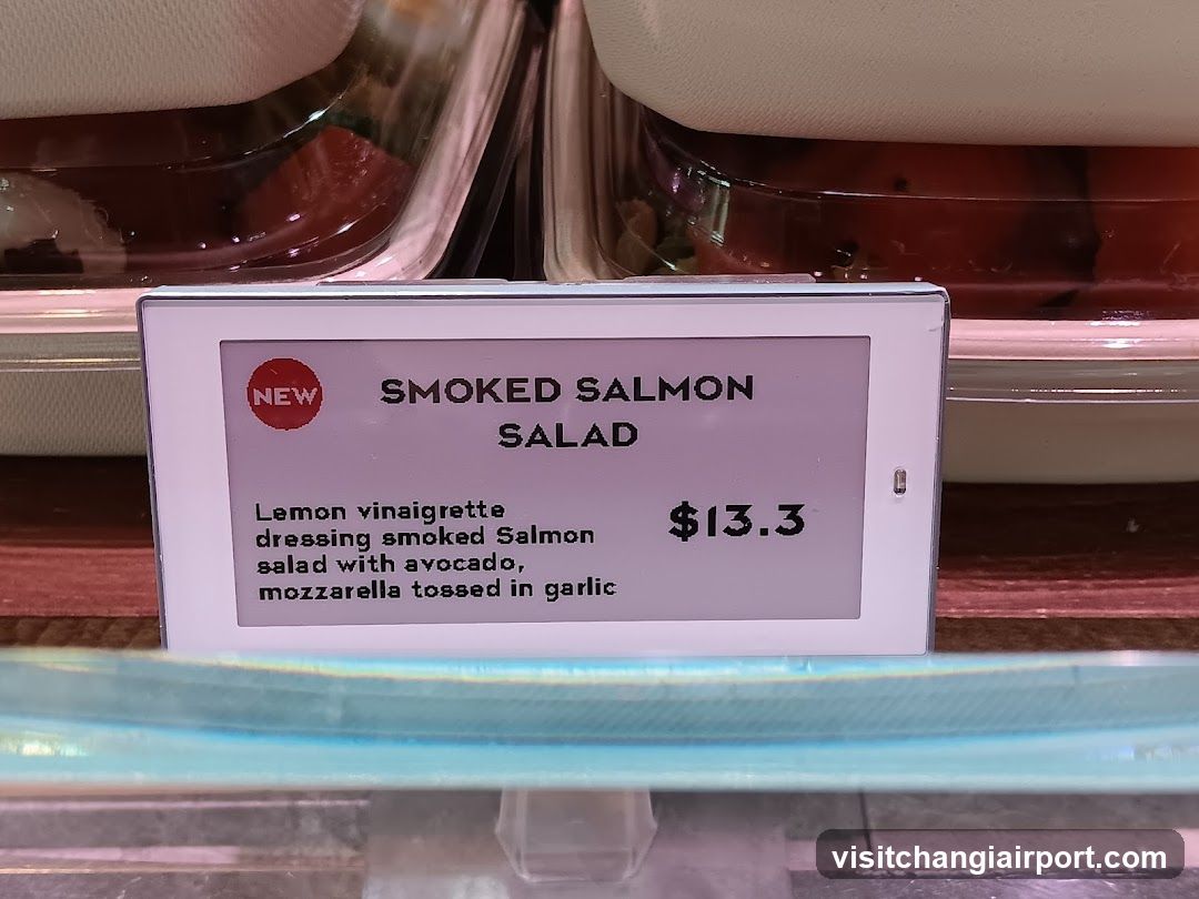 Smoked Salmon Salad Sign