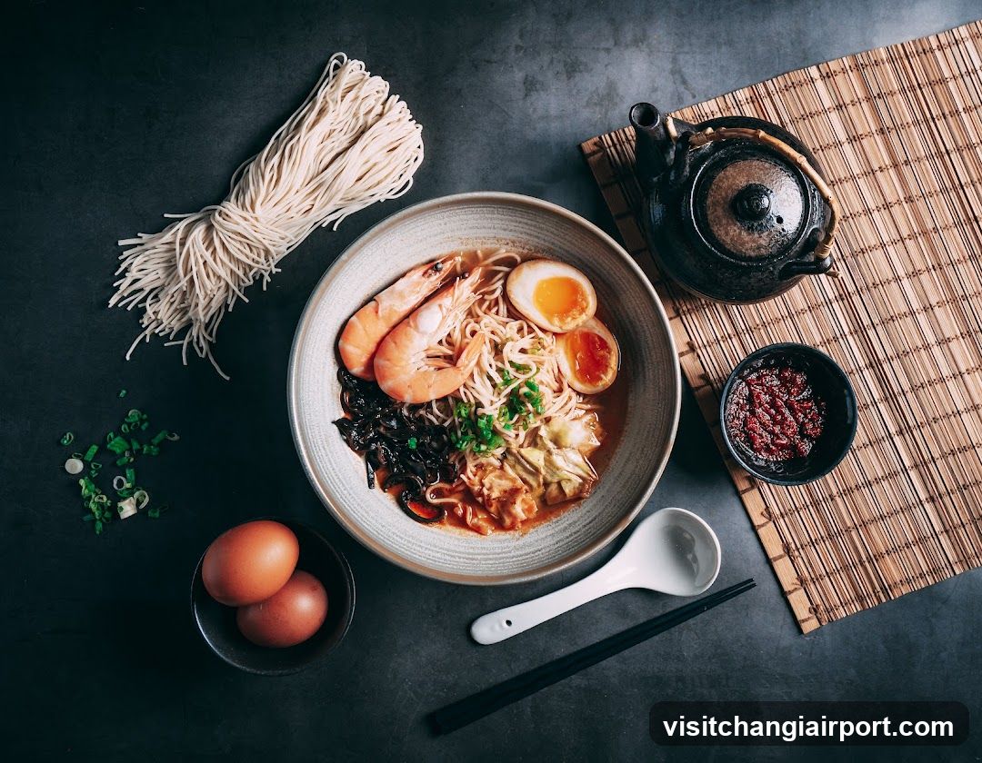 Ramen Bowl with Shrimp and Soft-Boiled Egg