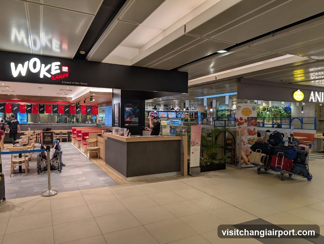 Airport Food Court Interior