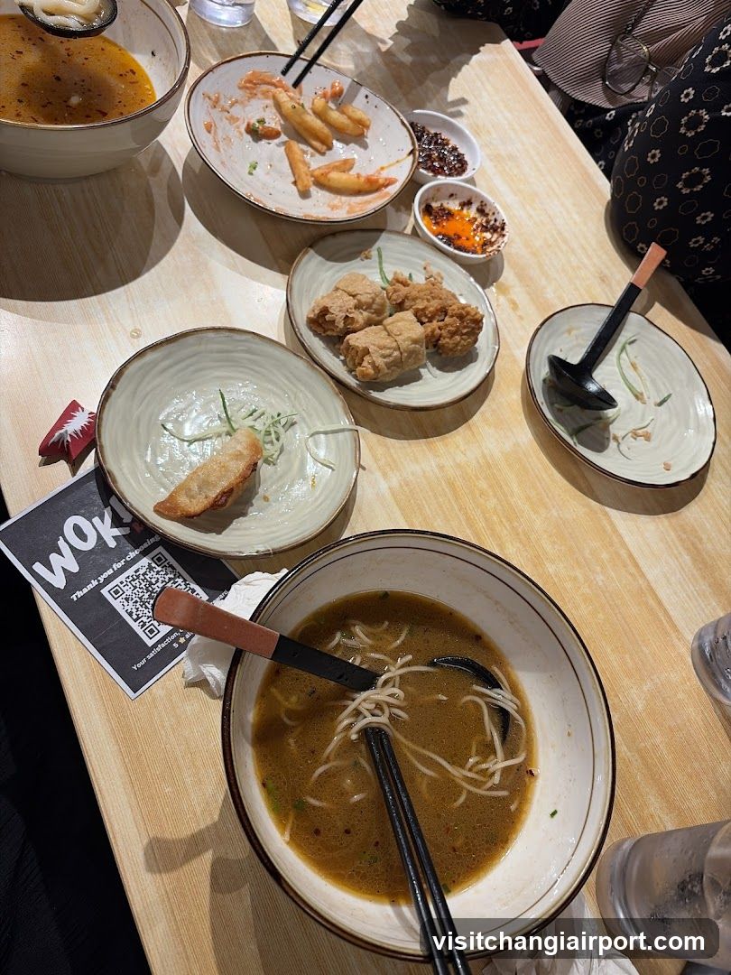 Ramen and Side Dishes Table Setting