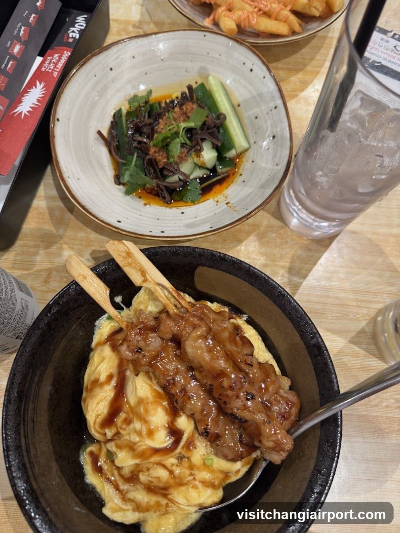 Food on table
