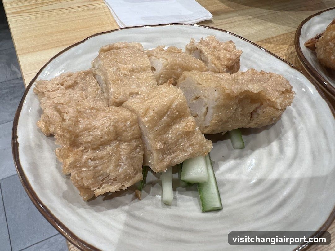 Fried Fish Cake with Cucumber