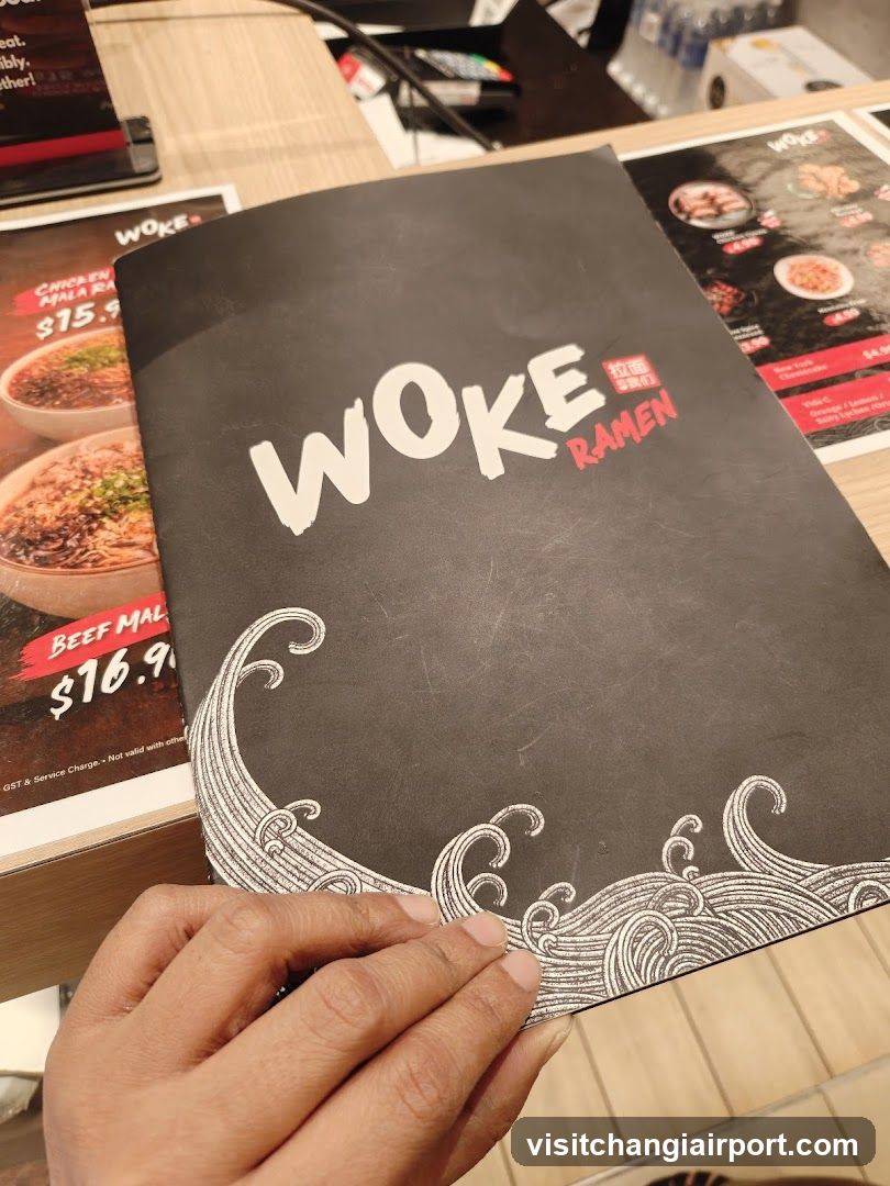 Woke Ramen Menu Cover