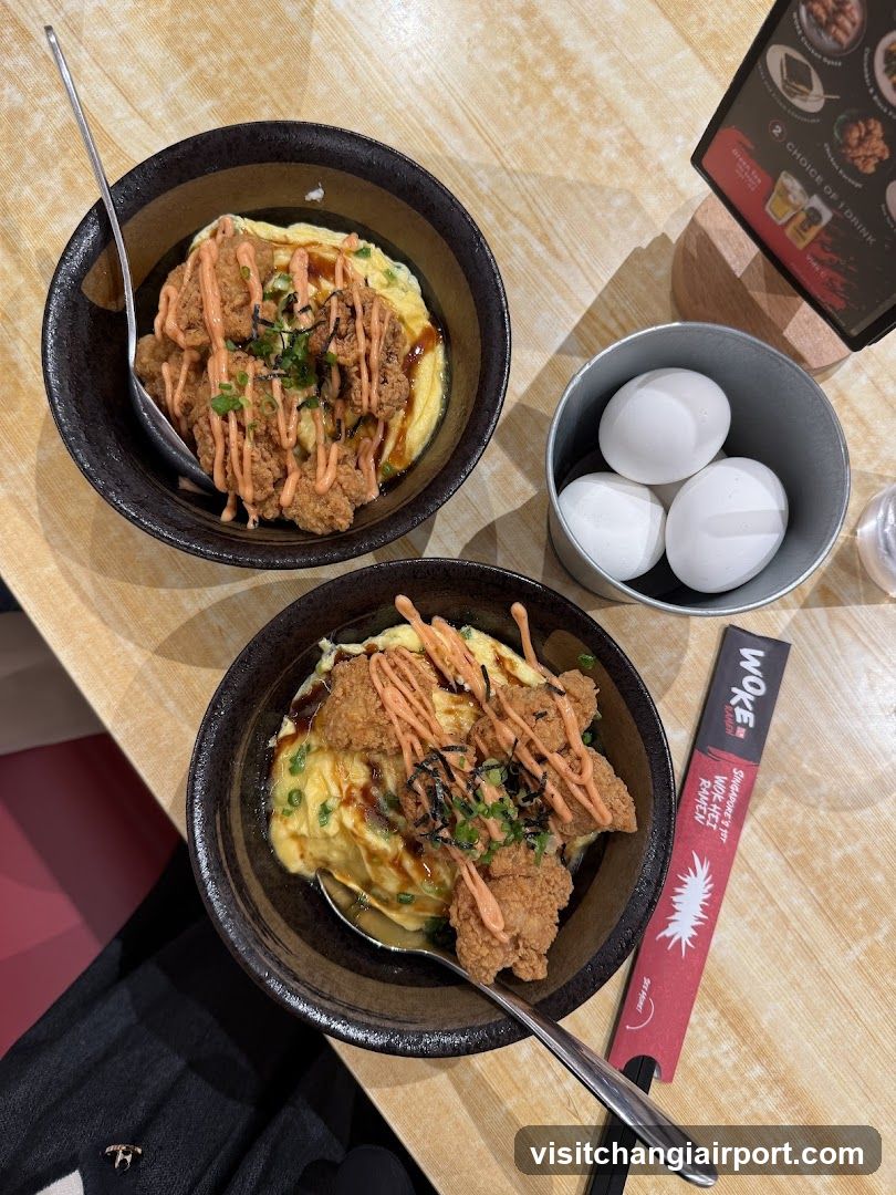 Egg Fried Rice Bowls with Eggs