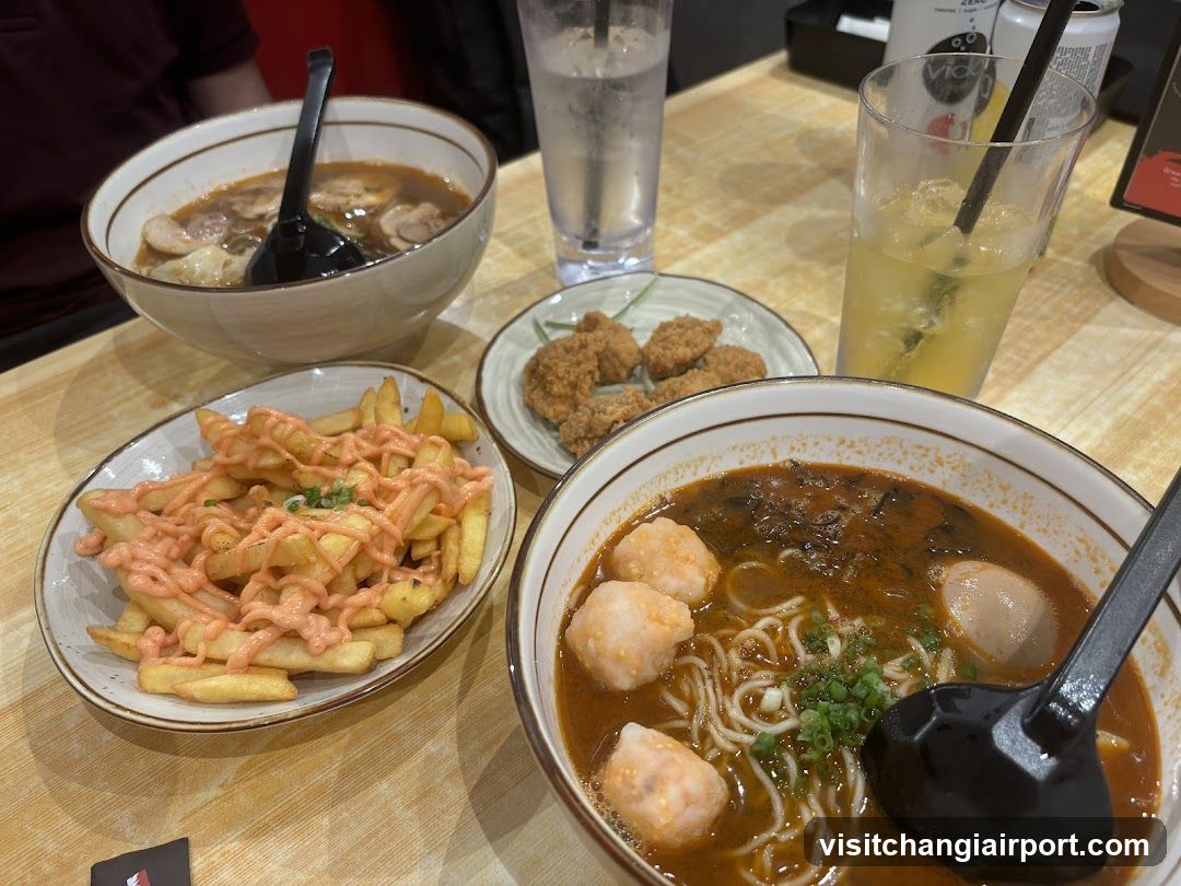 Ramen and Fries Meal
