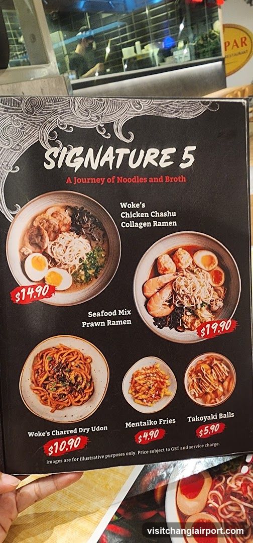 Signature 5 Menu Board