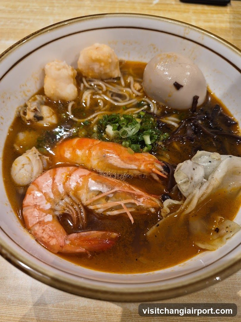 Shrimp and Seafood Noodle Bowl