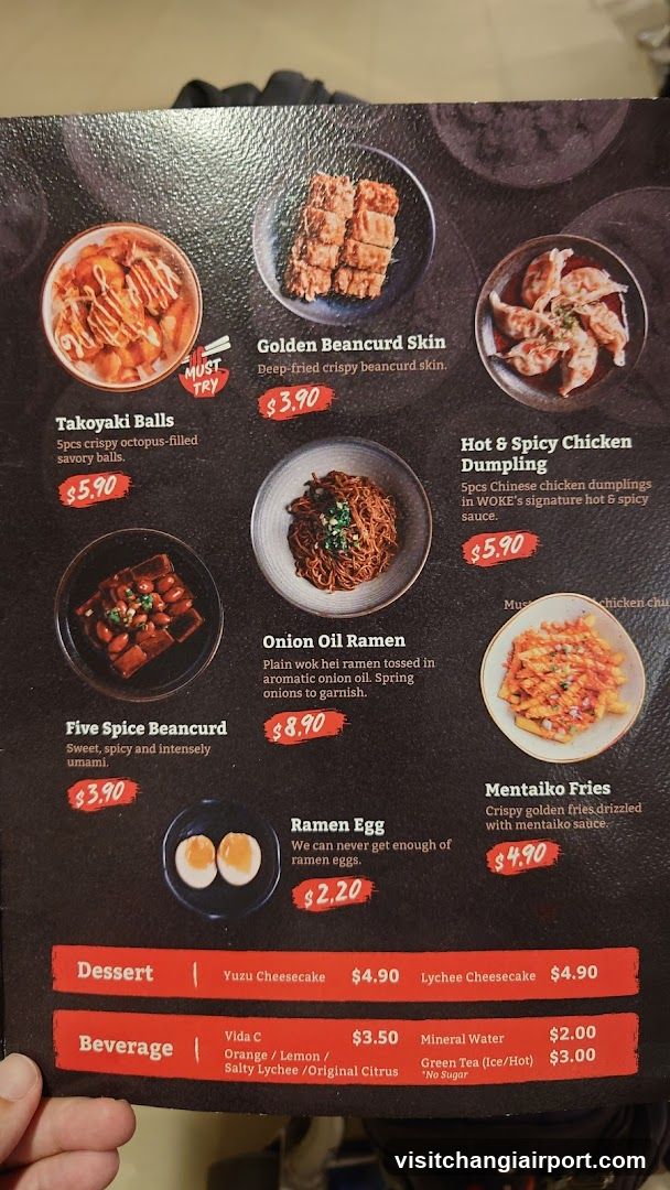 WONZ Menu Page