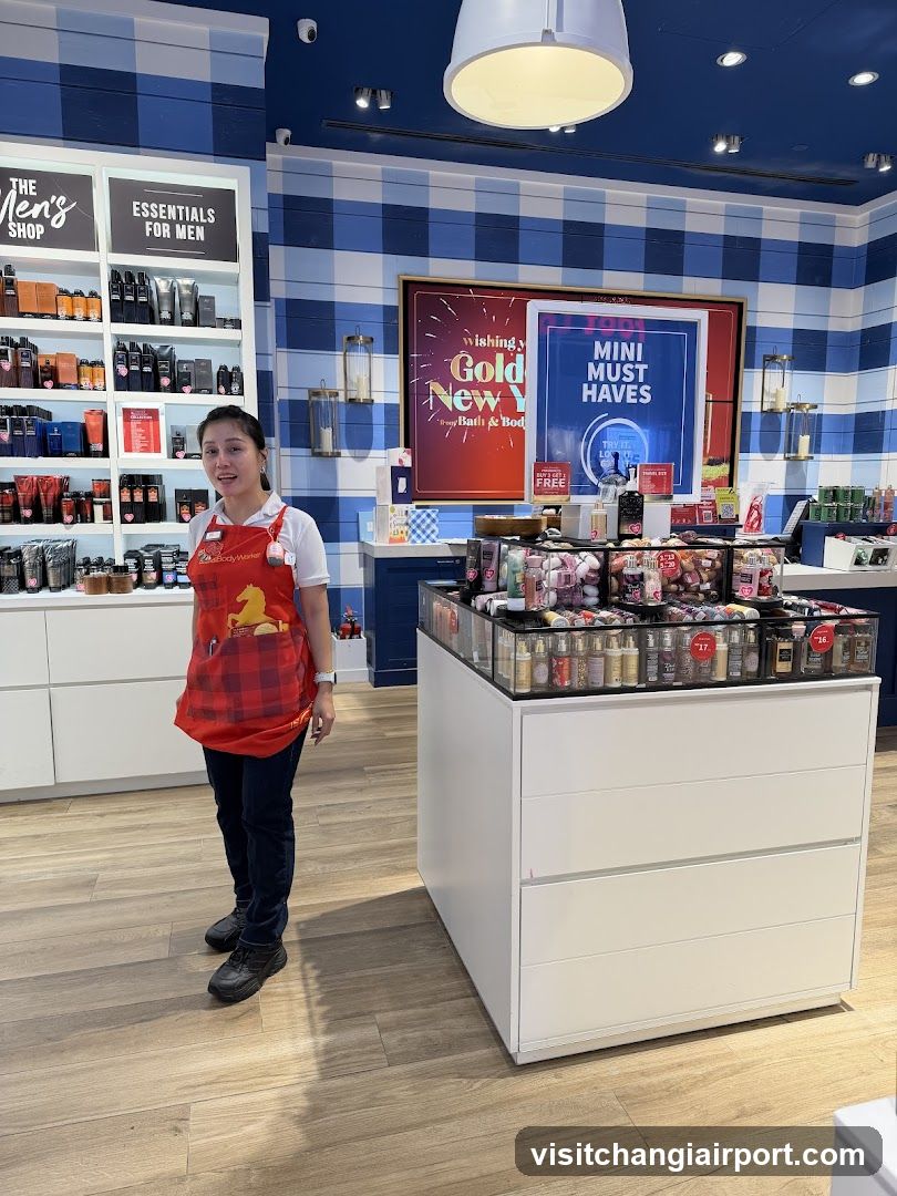 Men's Shop Interior with Staff and Displays
