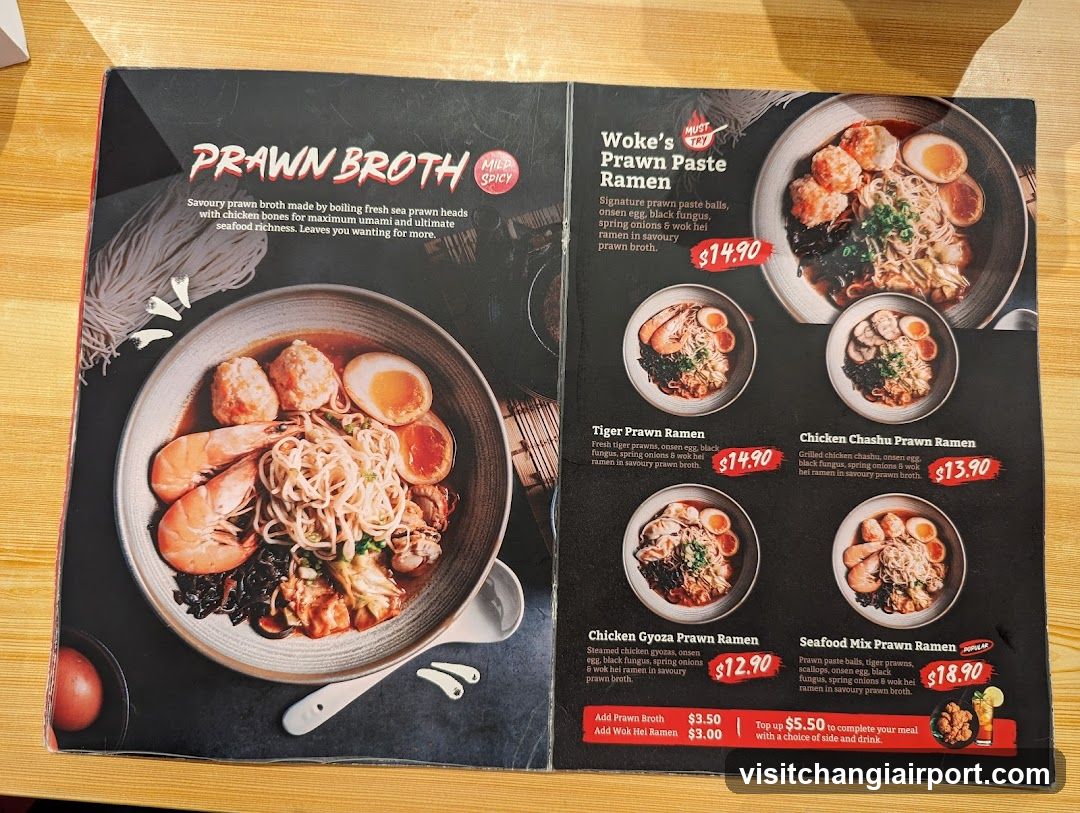 Prawn Broth Menu