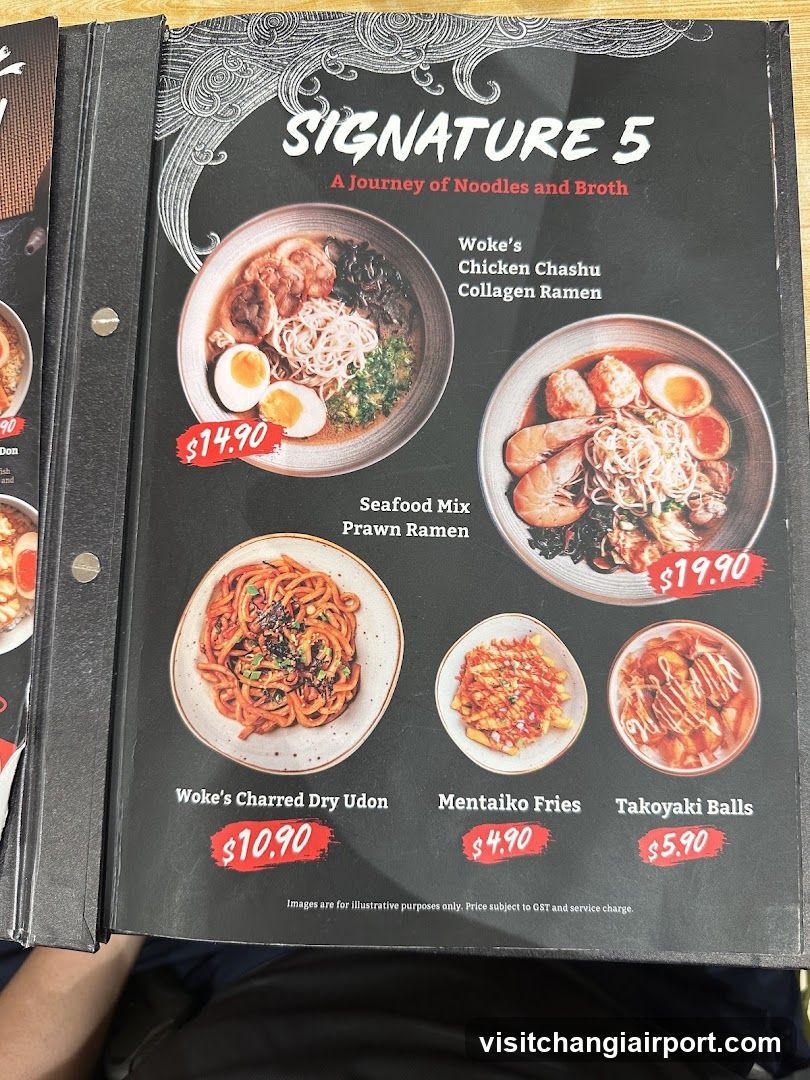 Signature 5 Menu Page