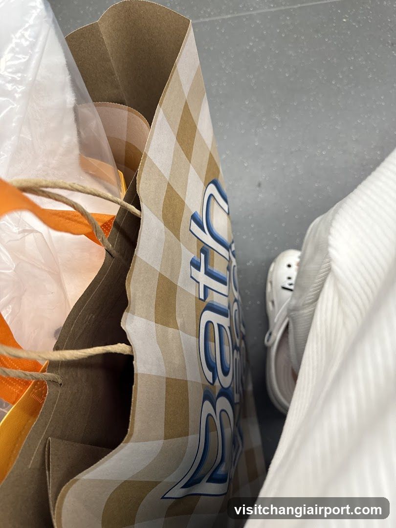 Shopping Bags with Checkered Pattern