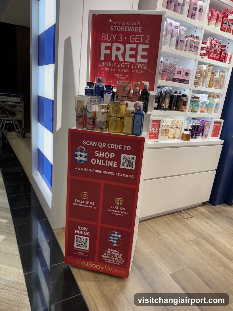Bath & Body Works Store Display