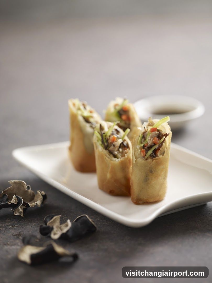 Spring Rolls with Black Fungus