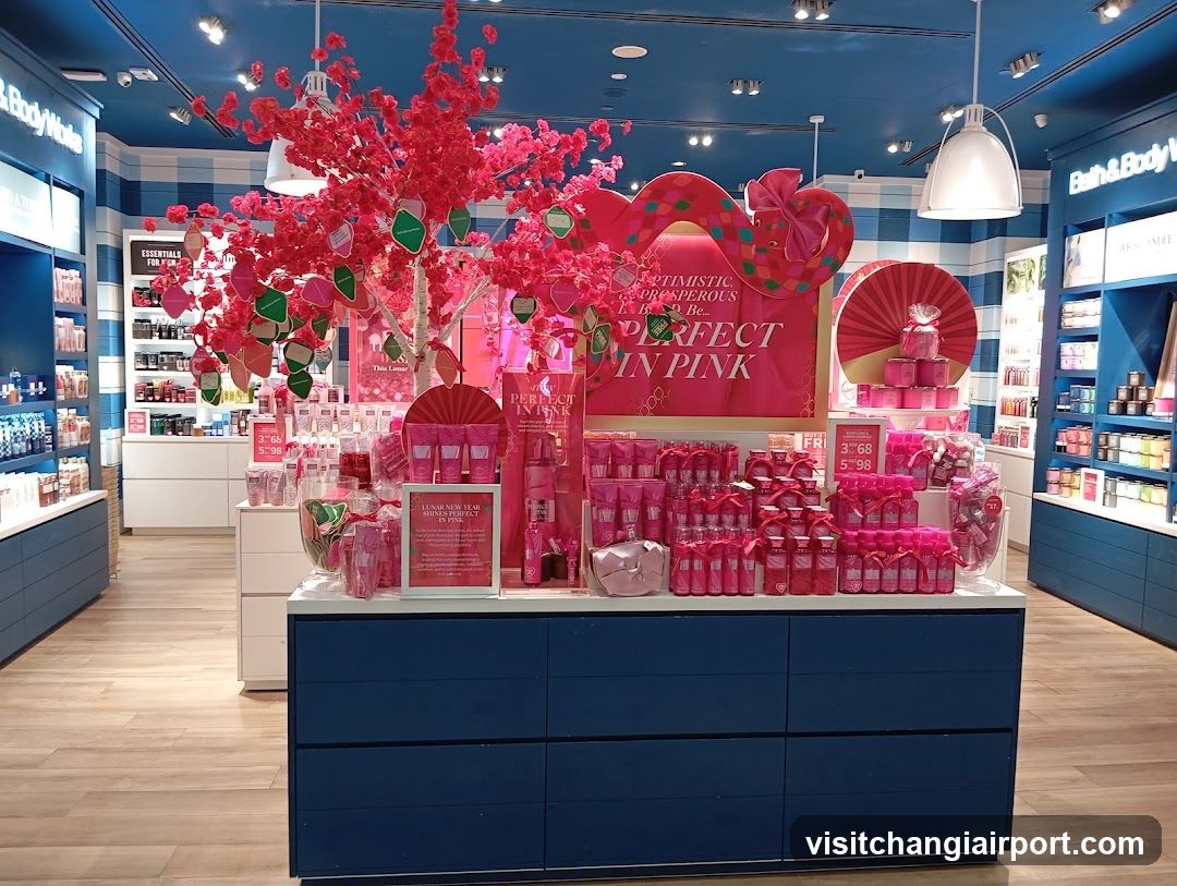 Bath & Body Works Pink Display