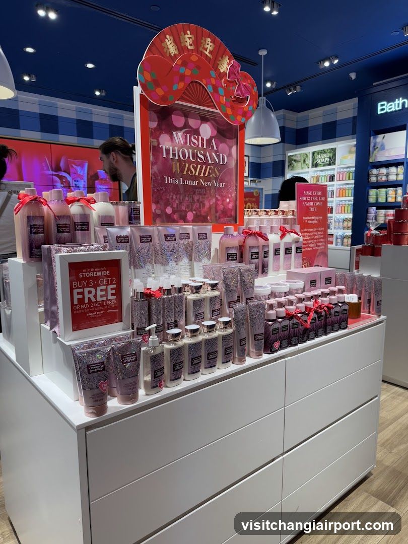 Bath & Body Works Lunar New Year Display