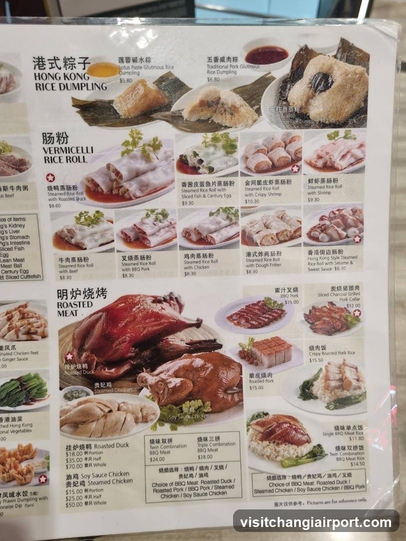 Hong Kong Style Dumplings & Roasted Meat Menu