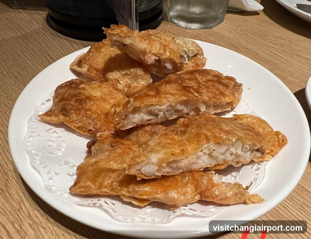 Fried Dumplings on a Plate