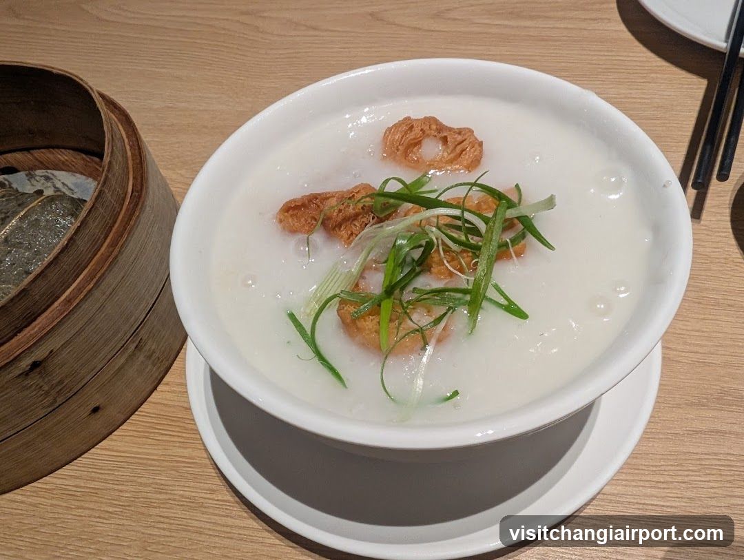 Congee with Fried Dough and Scallions
