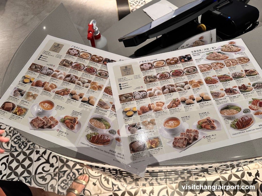 Dining Menu Display