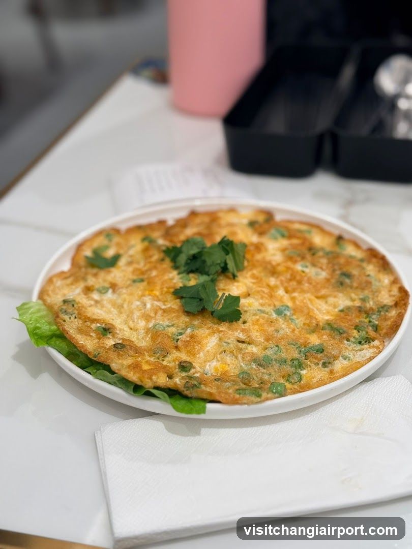Scrambled Egg Dish with Cilantro