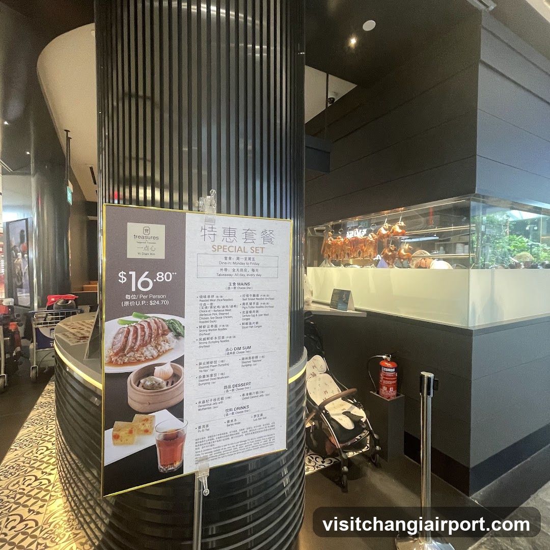 Restaurant Interior with Menu Display