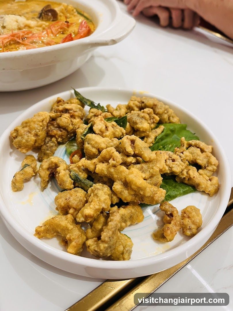 Fried Food and Curry Dish
