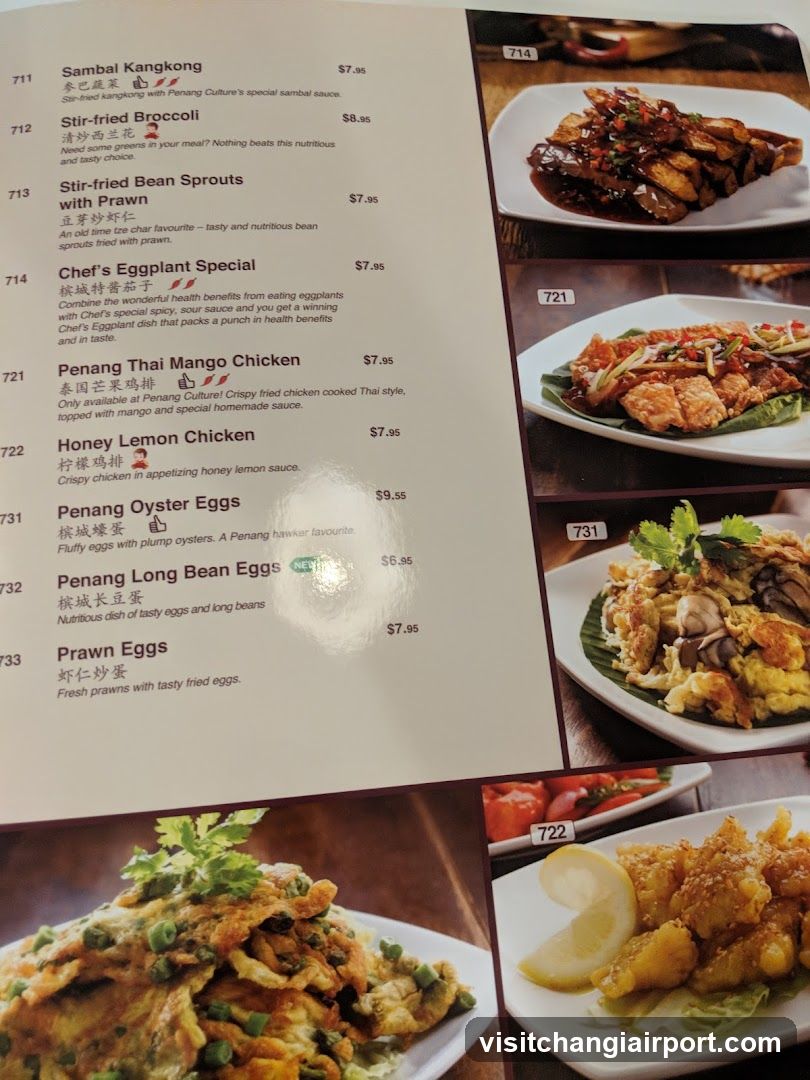 Penang Cuisine Menu