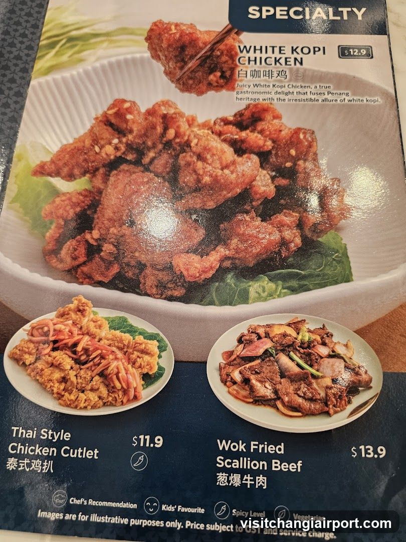 Specialty Menu Page