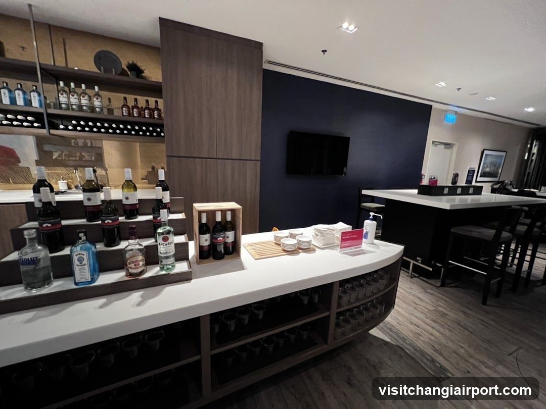 Bar Interior with Bottles and Counter
