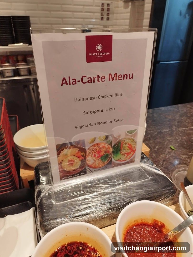 Ala-Carte Menu Display